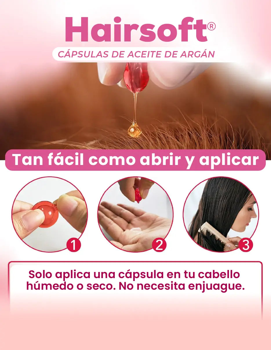 CAPSULAS DE ARGAN HAIRSOFT [PV1-META-MAXTRENDSHOPS]