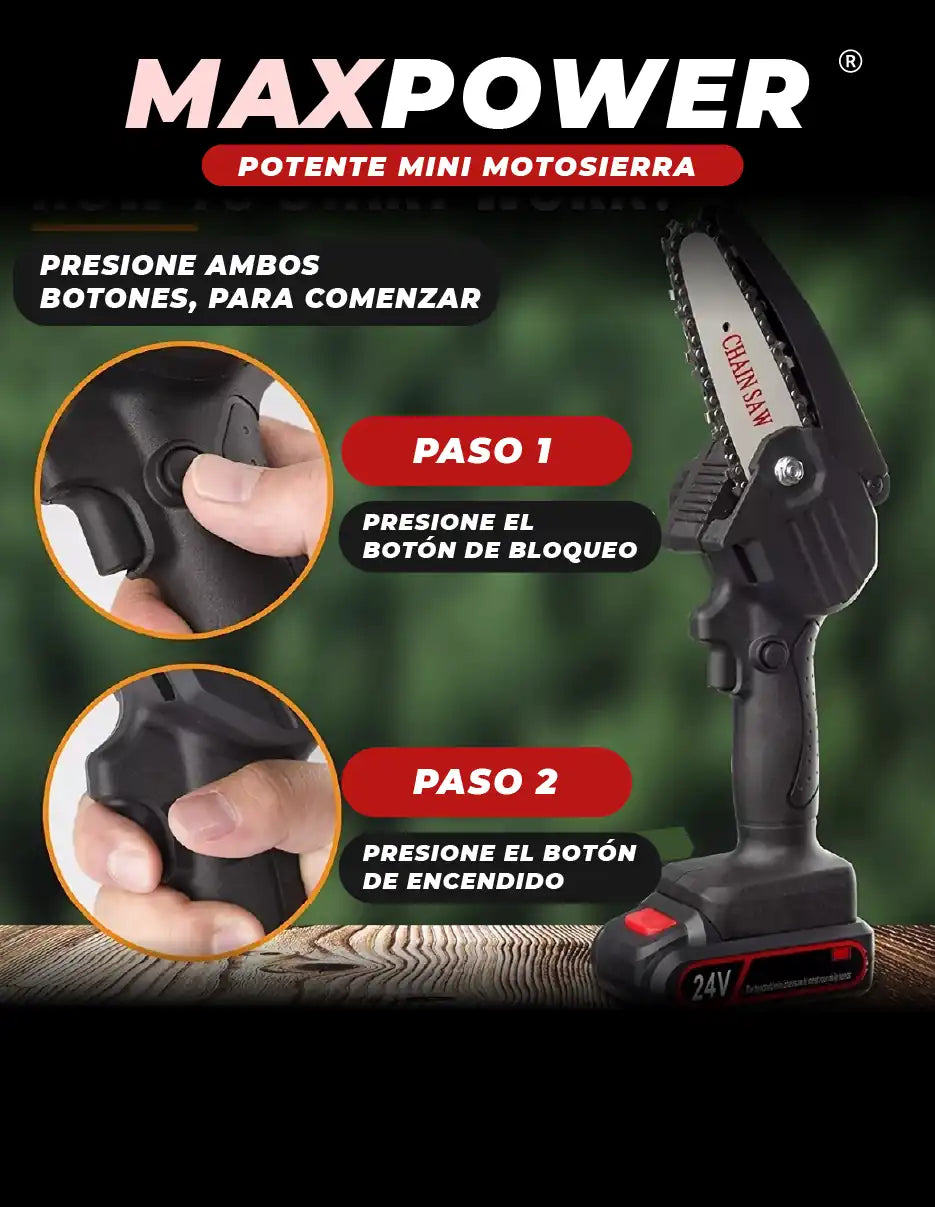 MINI SIERRA ELECTRICA MAXPOWER [PV1-WHATSAPP-MAXTRENDSHOPS]