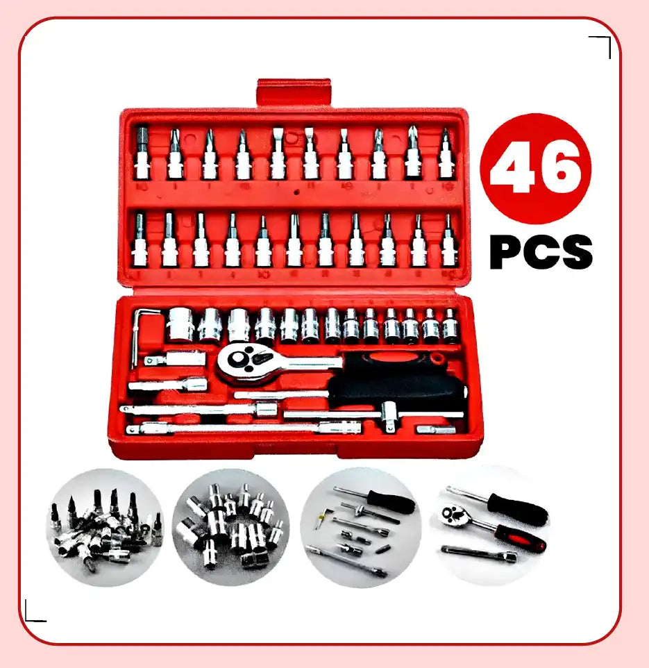 KIT DE HERRAMIENTAS 46 PIEZAS [PV1-WHATSAPP-MAXTRENDSHOPS]
