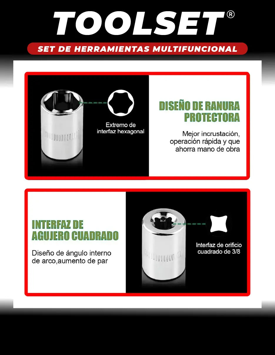 KIT DE HERRAMIENTAS 46 PIEZAS [PV1-WHATSAPP-MAXTRENDSHOPS]