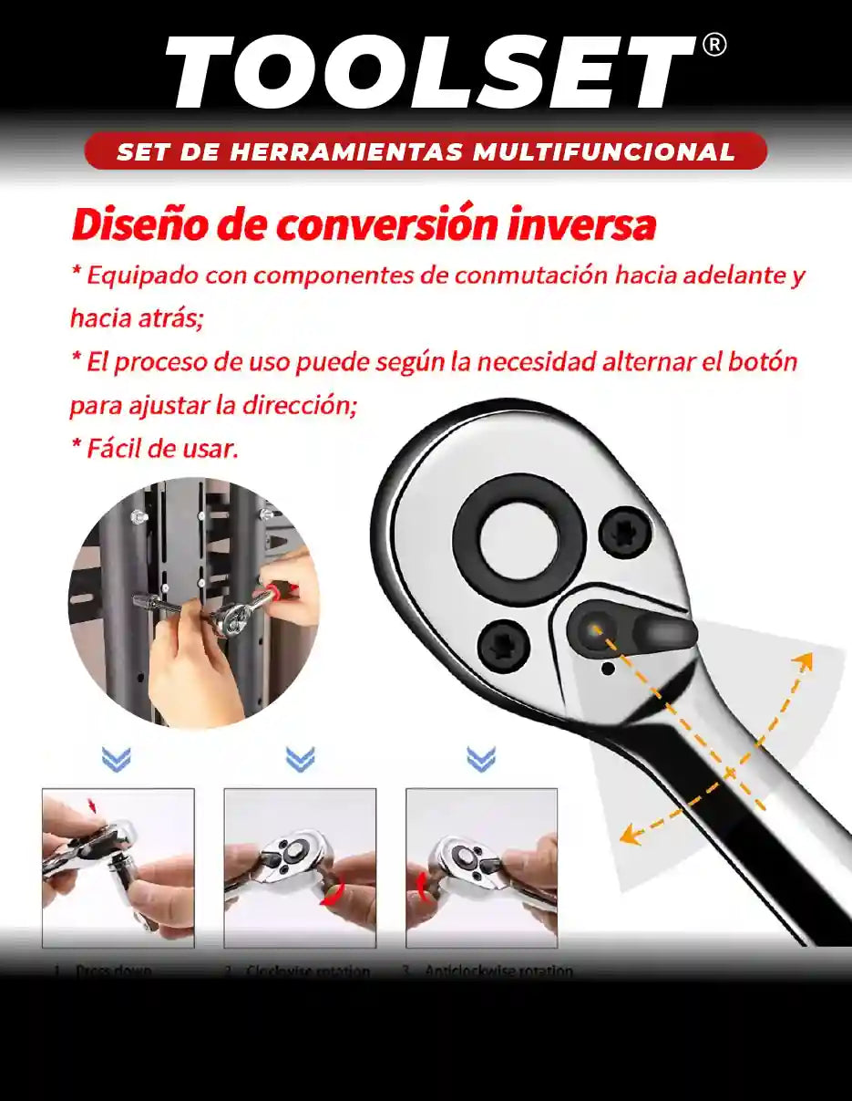 KIT DE HERRAMIENTAS 46 PIEZAS [PV1-WHATSAPP-MAXTRENDSHOPS]