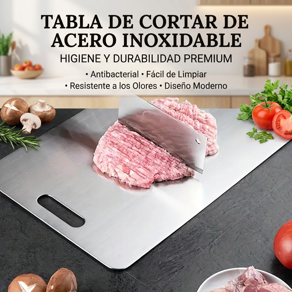 TABLA PARA PICAR DE ACERO [PV1-WHATSAPP-MAXTRENDSHOPS]