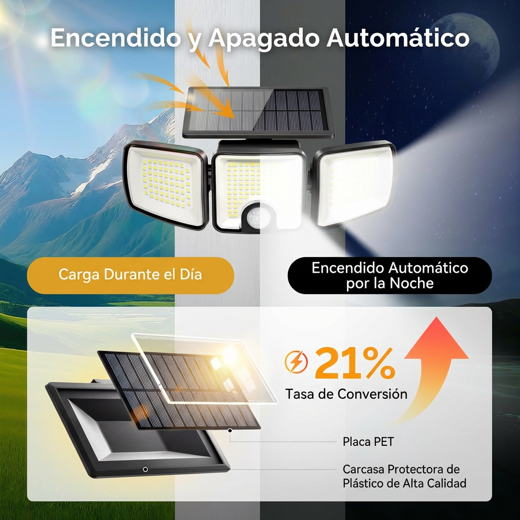 LAMPARA SOLAR LED [PV1-WHATSAPP-MAXTRENDSHOPS]