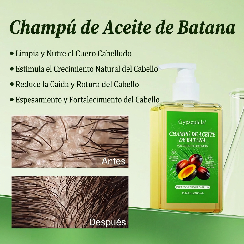 SHAMPOO DE ACEITE DE BATANA [PV1-2X1-WHATSAPP-MAXTRENDSHOPS]