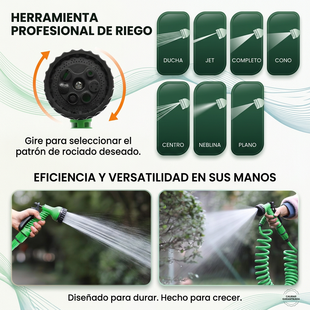 MANGUERA EXTENSIBLE 30M [PV1-WHATSAPP-MAXTRENDSHOPS]