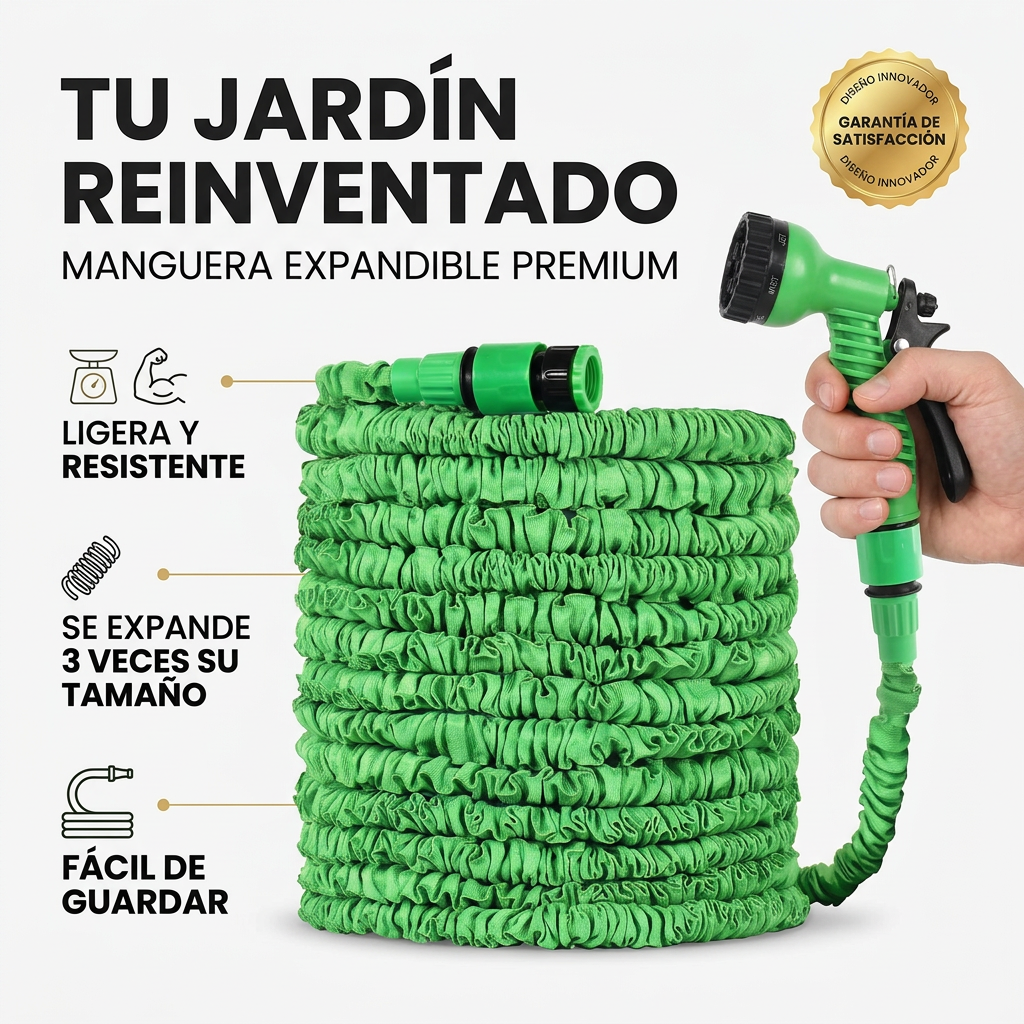 MANGUERA EXTENSIBLE 30M [PV1-WHATSAPP-MAXTRENDSHOPS]