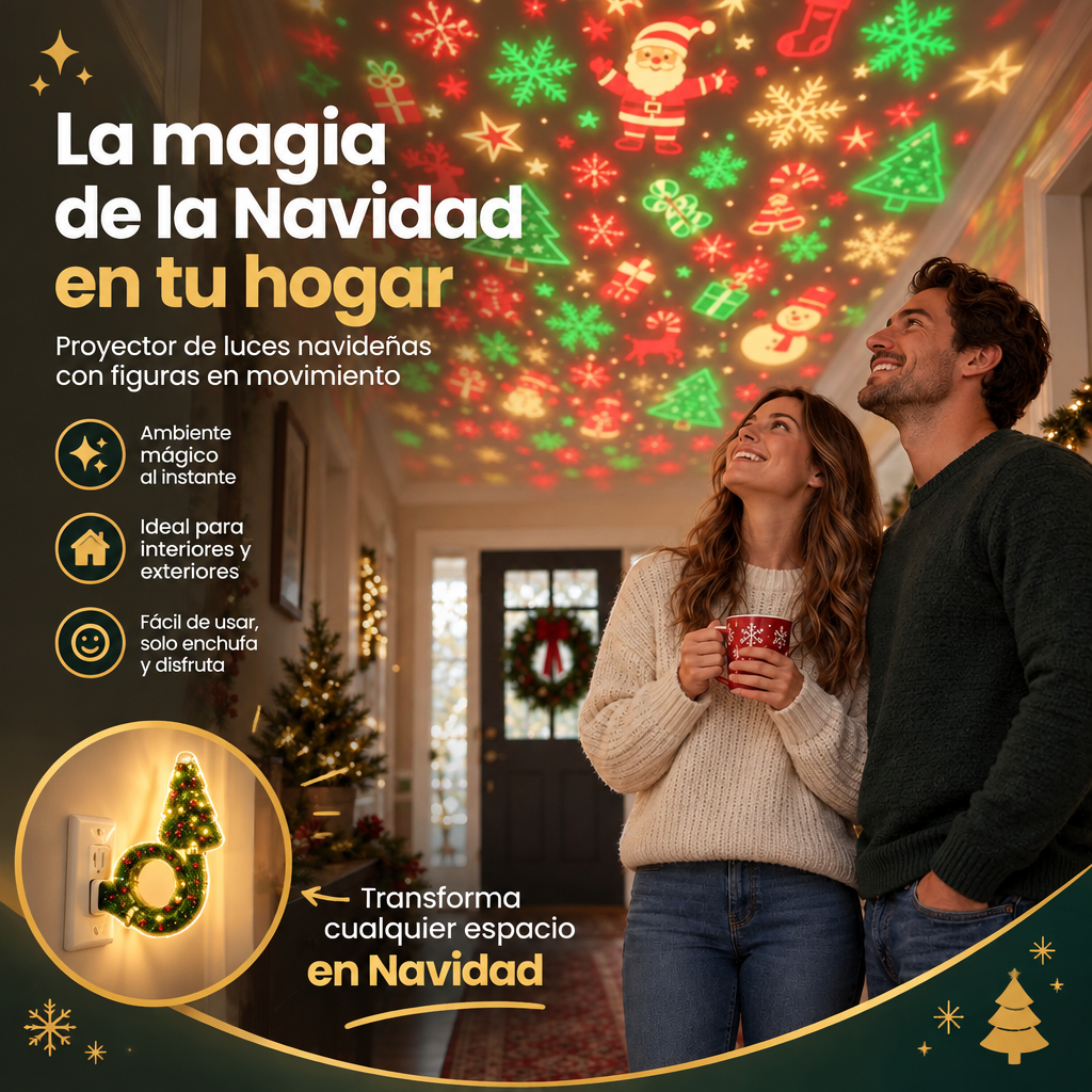 PROYECTOR ARBOL DE NAVIDAD USB [PV1-WHATSAPP-MAXTRENDSHOPS]