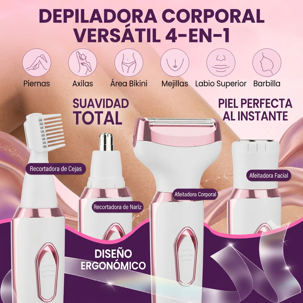 RASURADORA DE DAMA 4 EN 1 [PV1-WHATSAPP-MAXTRENDSHOPS]