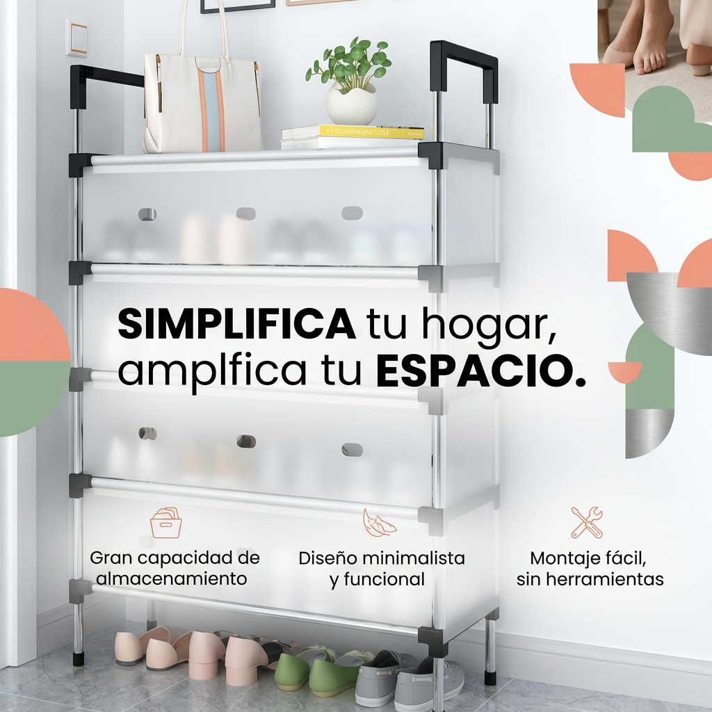 ORGANIZADOR DE CALZADO 5 NIVELES [PV1-WHATSAPP-MAXTRENDSHOPS]