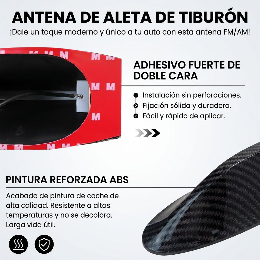 ANTENA TIBURON [PV1-WHATSAPP-MAXTRENDSHOPS]