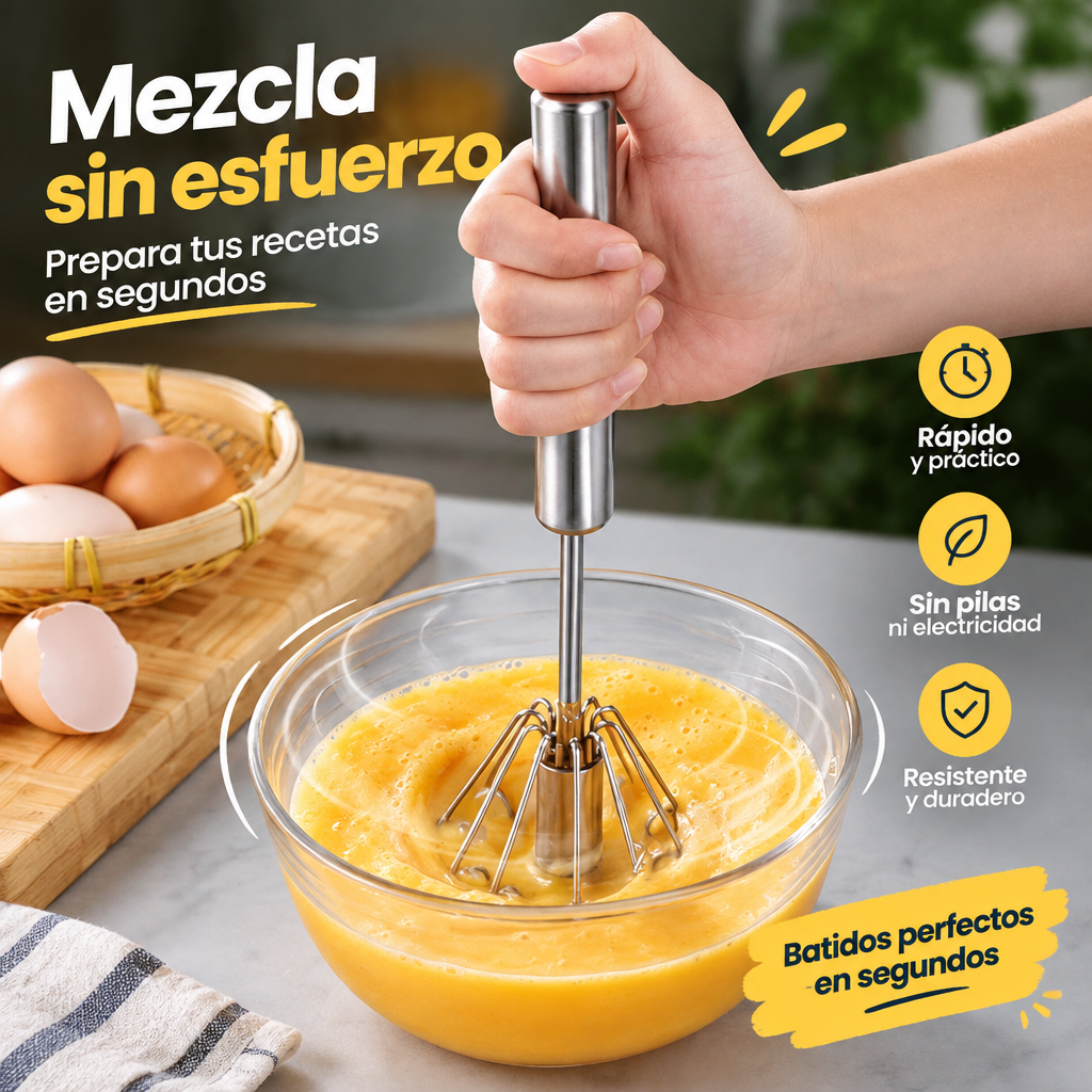 BATIDOR MANUAL GIRATORIO [PV1-WHATSAPP-MAXTRENDSHOPS]