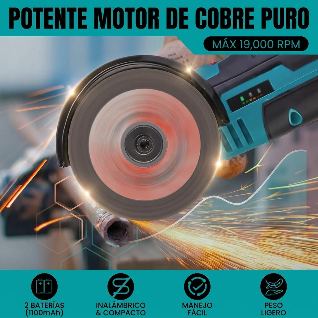 MINI AMOLADORA ANGULAR 12V [PV1-WHATSAPP-MAXTRENDSHOPS]