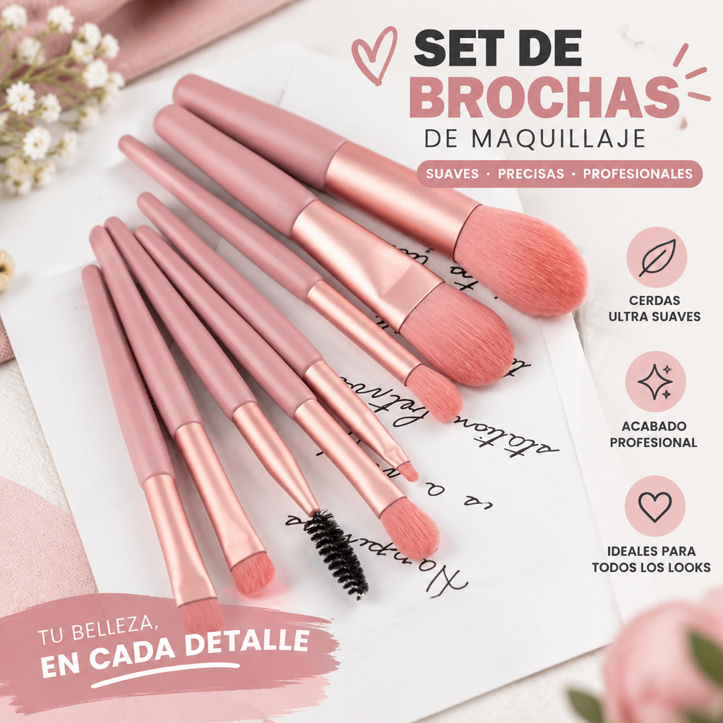 KIT DE MAQUILLAJE VIAJE 15 PIEZAS [PV1-WHATSAPP-MAXTRENDSHOPS]