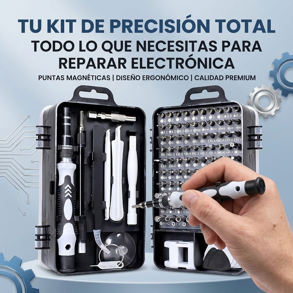 JUEGO MULTIHERRAMIENTAS DE PRECISION 115 EN 1 [PV1-WHATSAPP-MAXTRENDSHOPS]