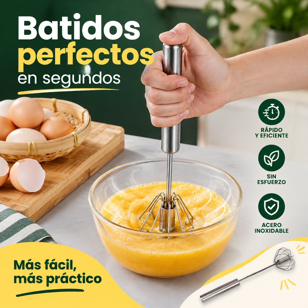 BATIDOR MANUAL GIRATORIO [PV1-WHATSAPP-MAXTRENDSHOPS]