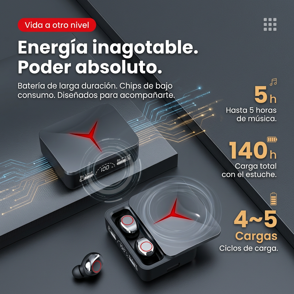 AUDIFONOS M90 PRO [PV1-WHATSAPP-MAXTRENDSHOPS]
