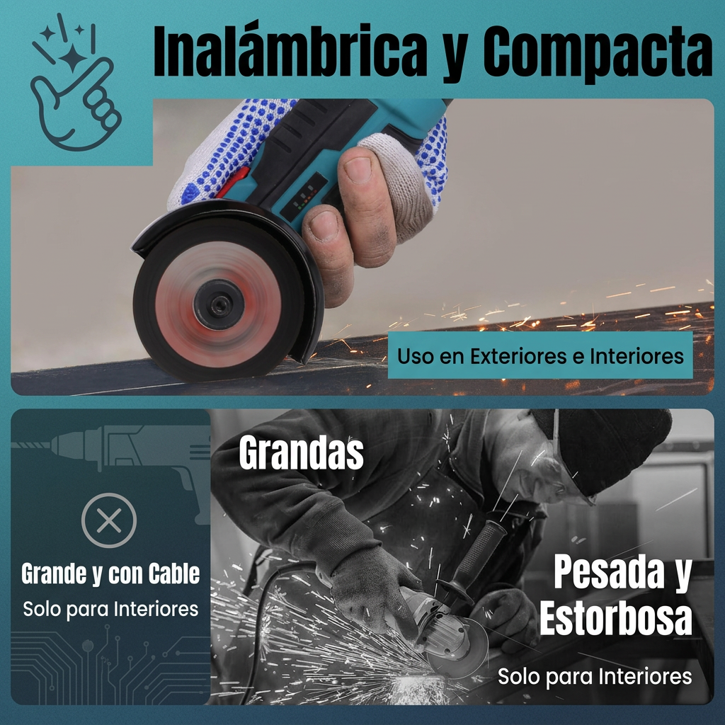 MINI AMOLADORA ANGULAR 12V [PV1-WHATSAPP-MAXTRENDSHOPS]