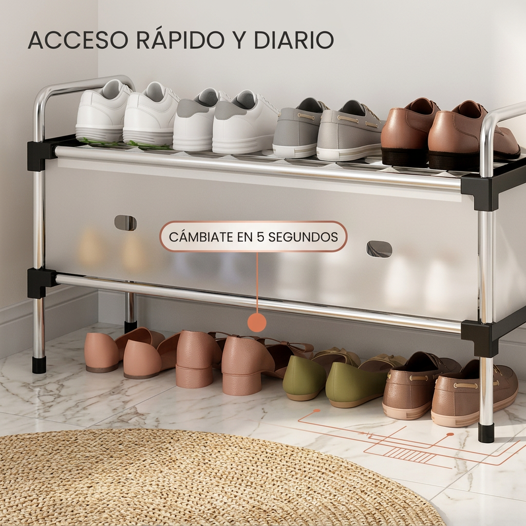 ORGANIZADOR DE CALZADO 5 NIVELES [PV1-WHATSAPP-MAXTRENDSHOPS]