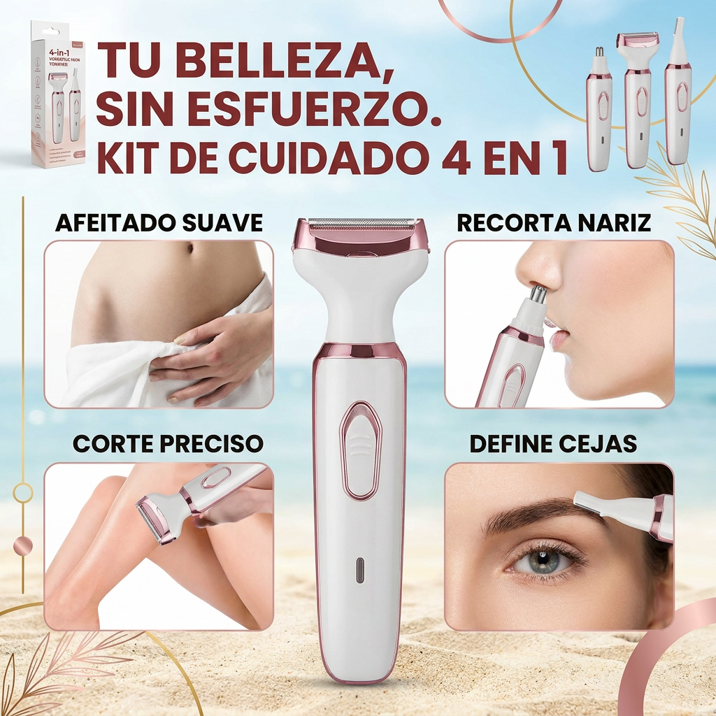 RASURADORA DE DAMA 4 EN 1 [PV1-WHATSAPP-MAXTRENDSHOPS]