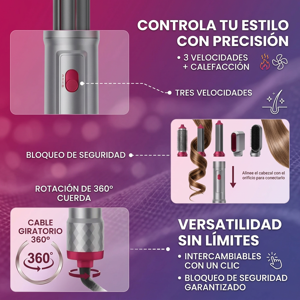 CEPILLO SECADOR 5 EN 1 [PV1-WHATSAPP-MAXTRENDSHOPS]