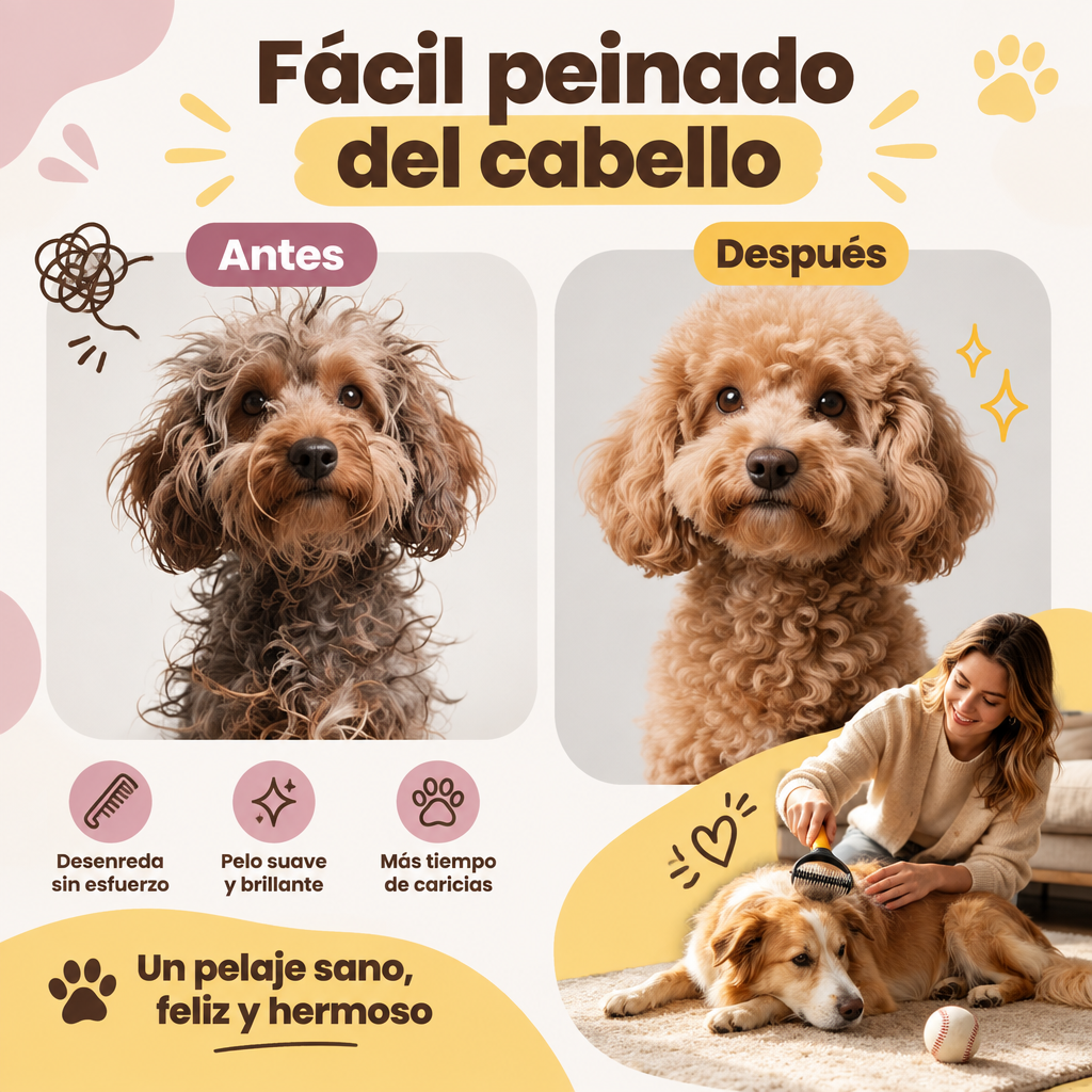 PEINE QUITAPELO PARA MASCOTA [PV1-WHATSAPP-MAXTRENDSHOPS]