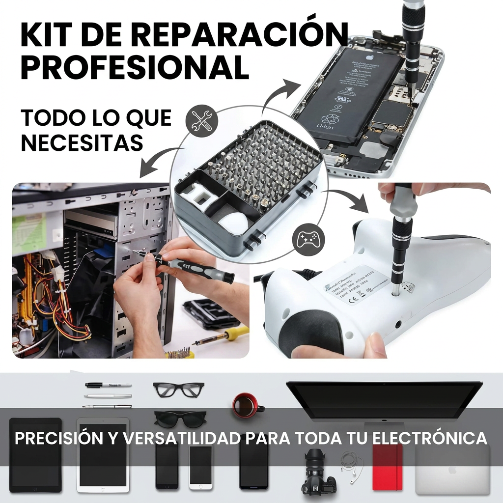 JUEGO MULTIHERRAMIENTAS DE PRECISION 115 EN 1 [PV1-WHATSAPP-MAXTRENDSHOPS]