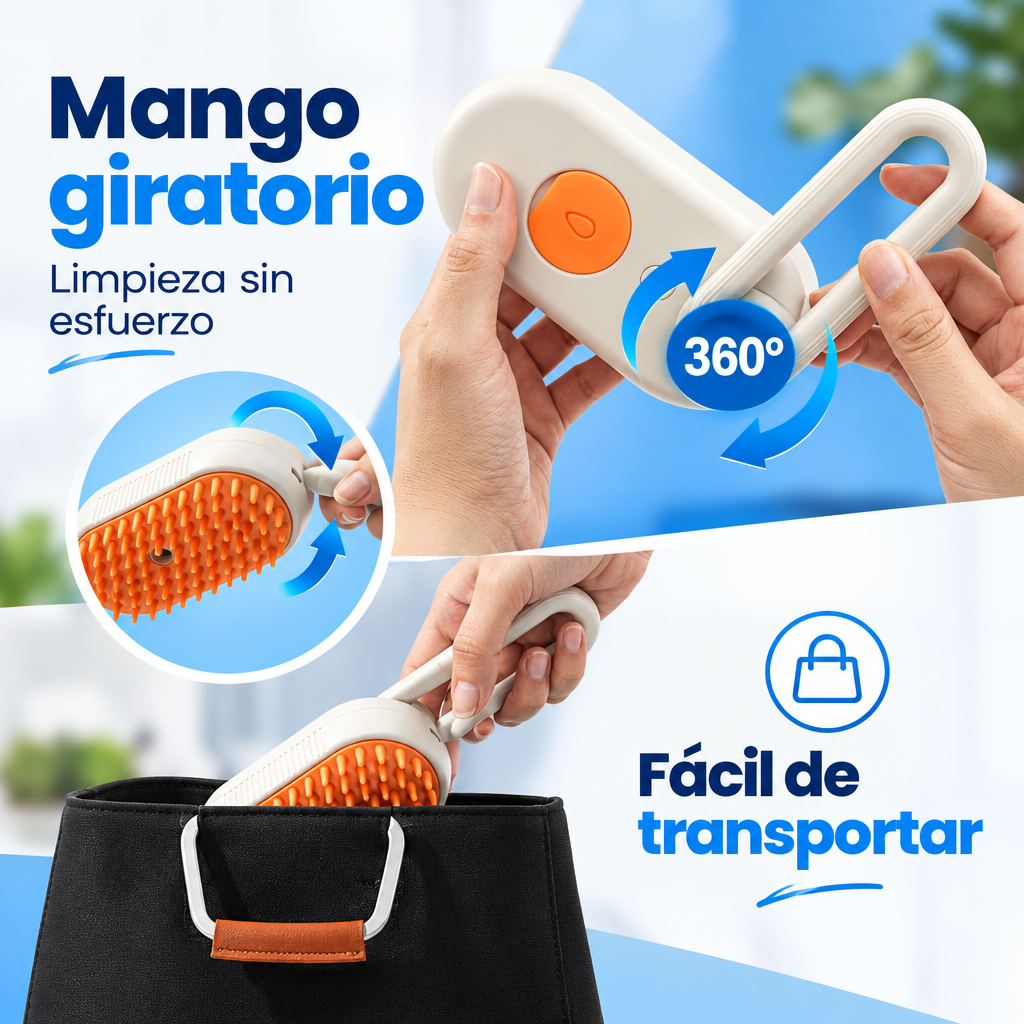 CEPILLO DE MASCOTAS A VAPOR [PV1-WHATSAPP-MAXTRENDSHOPS]