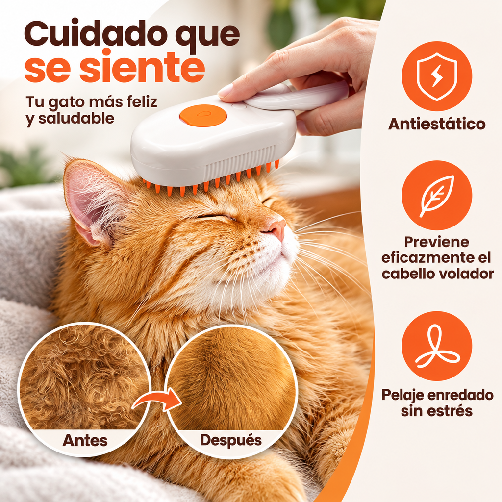 CEPILLO DE MASCOTAS A VAPOR [PV1-WHATSAPP-MAXTRENDSHOPS]