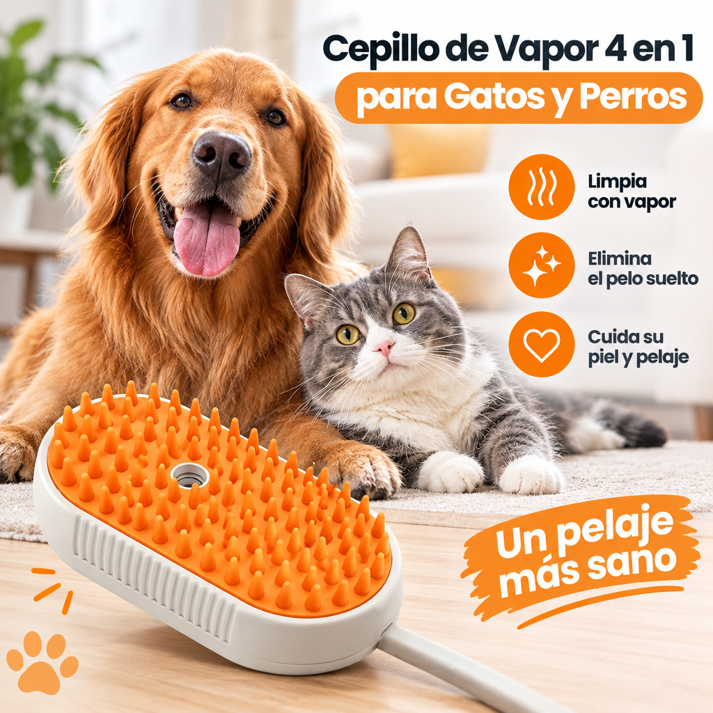 CEPILLO DE MASCOTAS A VAPOR [PV1-WHATSAPP-MAXTRENDSHOPS]